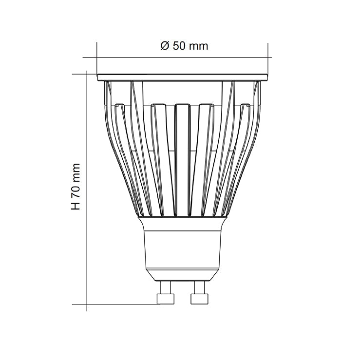 SAL 9W GU10 LED Lamp GU10LR750