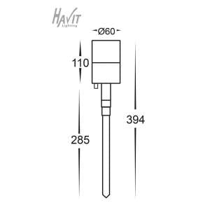 Havit HV1409T Fortis Stainless Steel 5w Led Garden Spike Lights