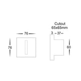 Havit HV3102 SLOT Square Recessed LED Step Light