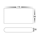 Havit HV3644T LISSE Up & Down TRI Colour LED Wall Light