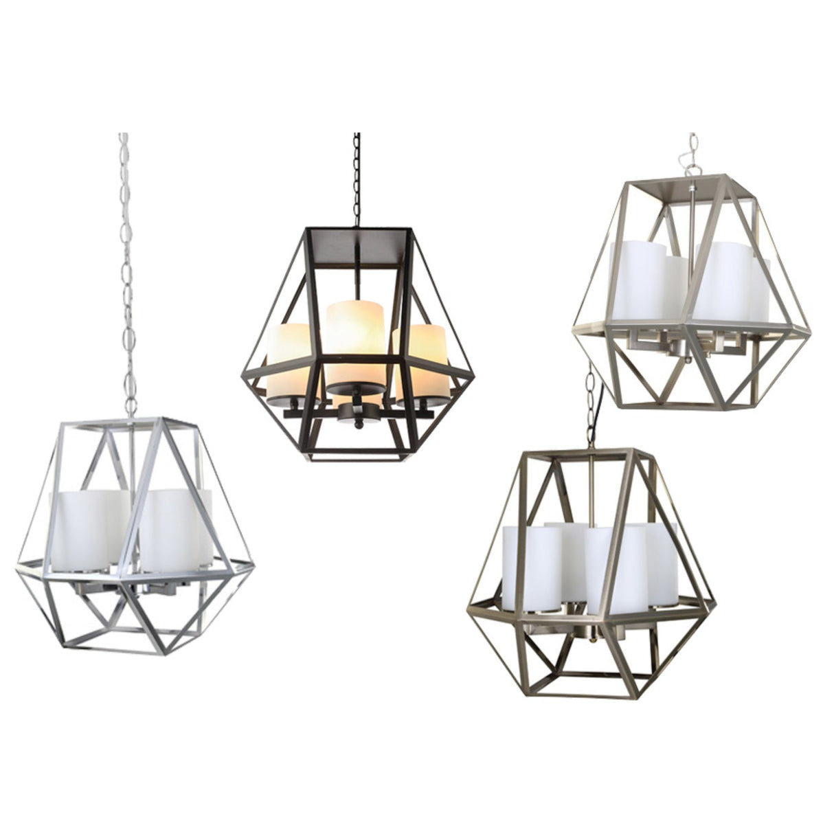 IPSWICH Vintage Look 4 Light Pendant by VM Lighting