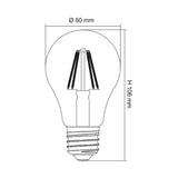 SAL Clear Dimmable Led Filament GLOBE LG5 4W