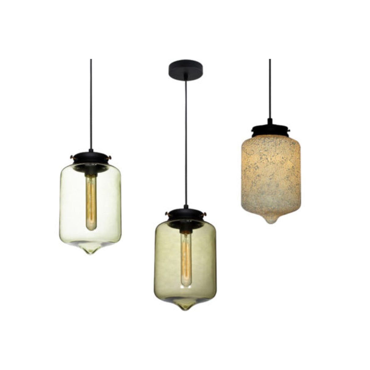 LONDON Glass Pendant by VM Lighting