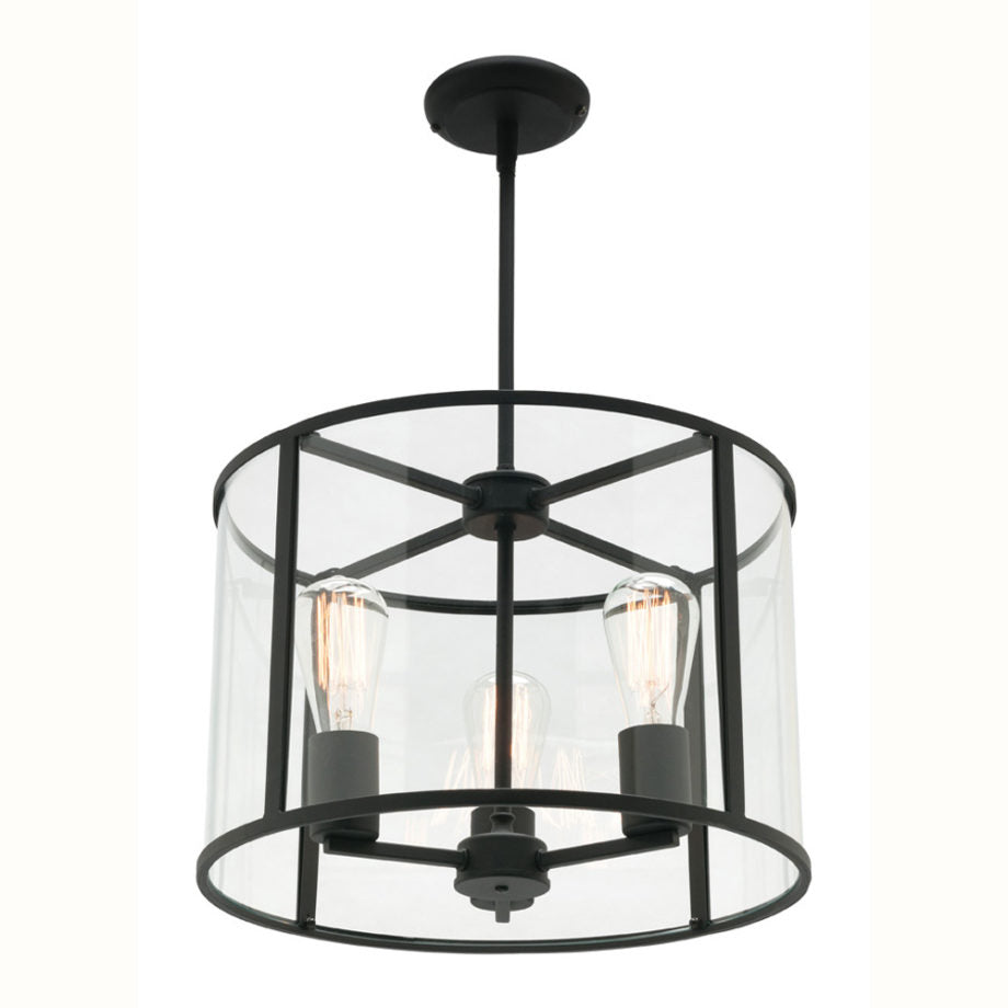 Mercator Liverpool 3 Light Round Pendant