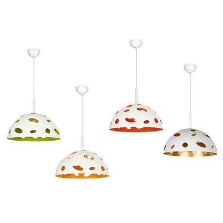 MINA Metal Pendant Series White/Orange by VM Lighting