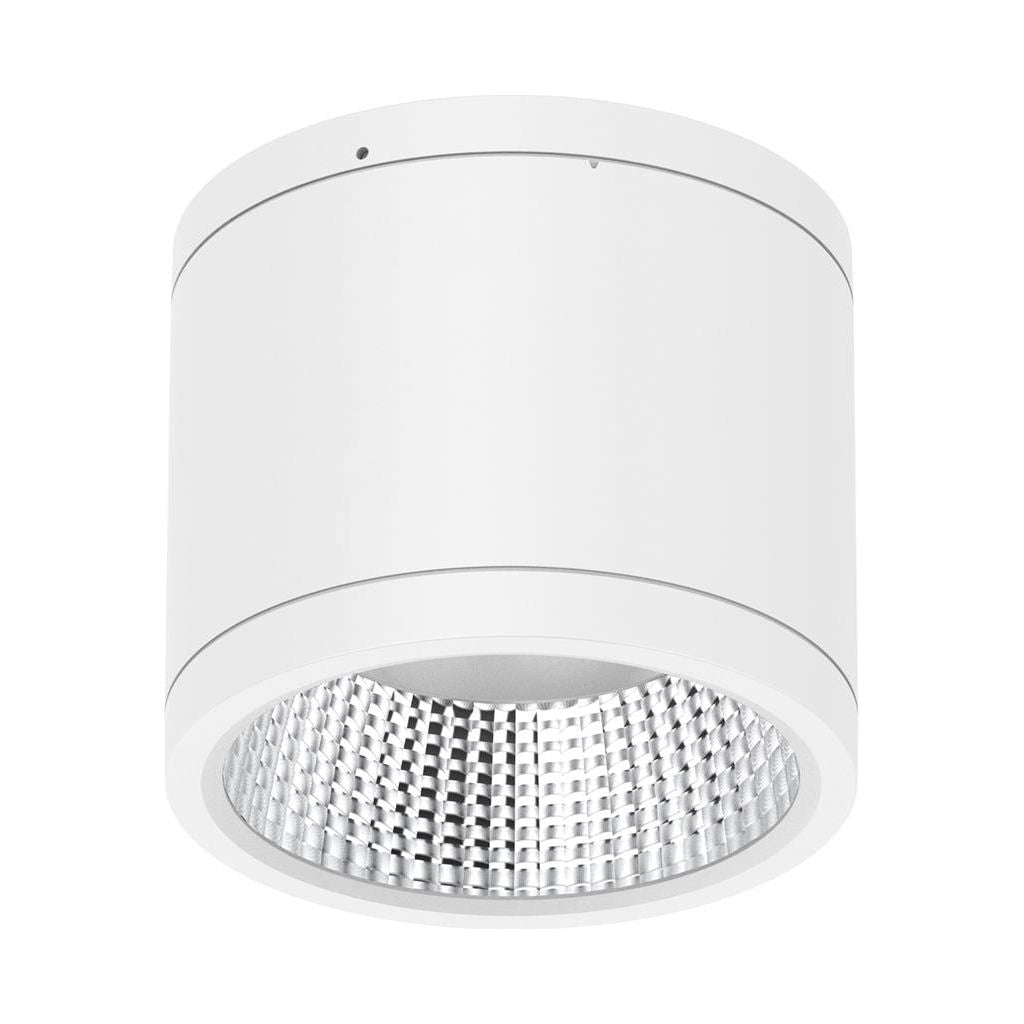 Domus NEO-PRO Round 25W Surface Mount Dimmable LED Tricolour IP65 Downlight White