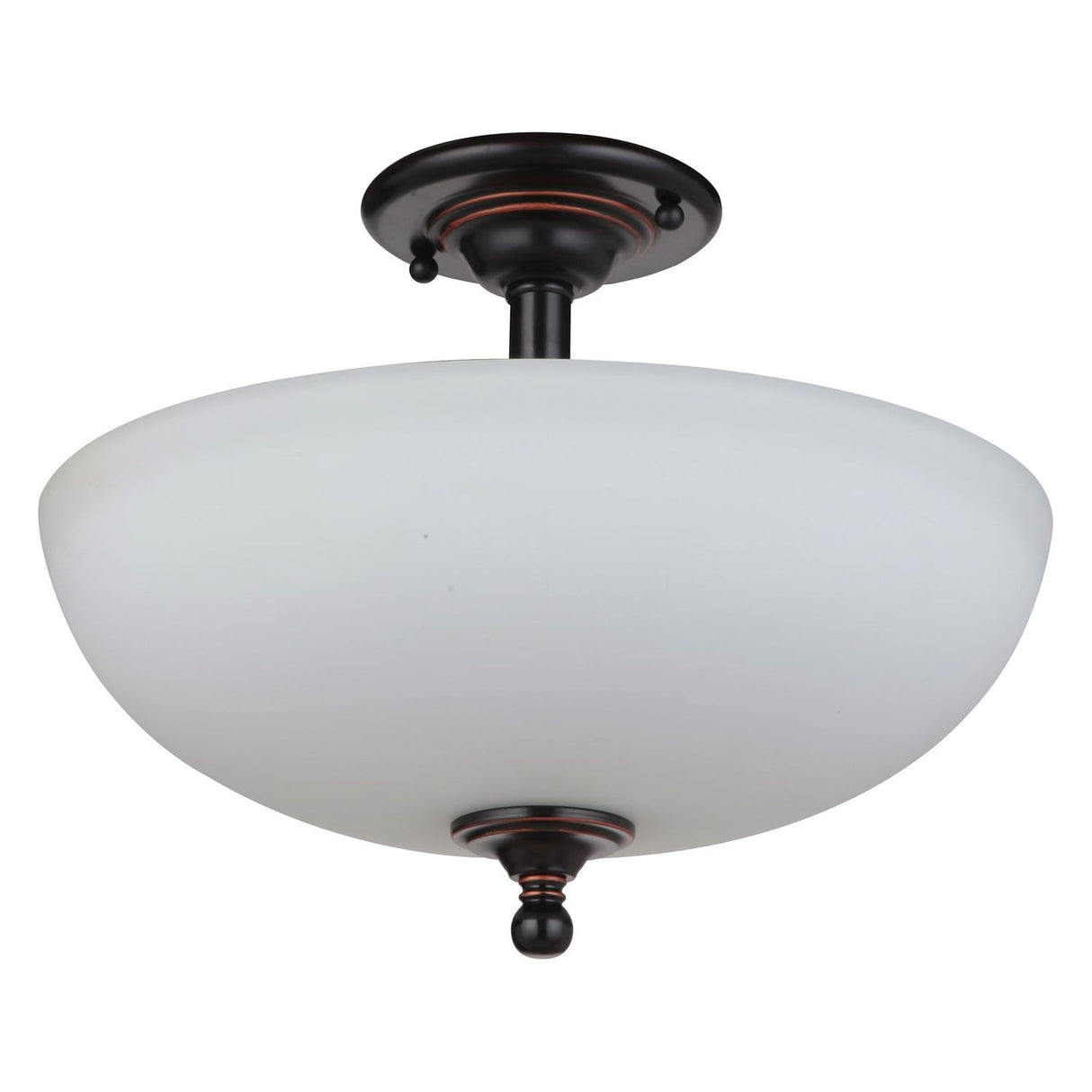 Lighting Inspiration Nova 3Lt Semi Flush Bronze