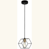 OCTO Matte Black Pendant Light – 1 Light LED by VM Lighting