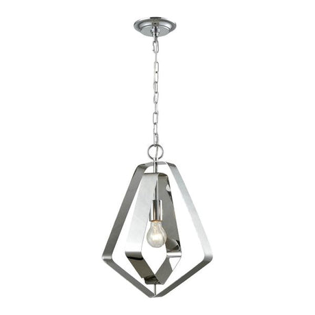 CLA Orbita Polished Nickel Hardware with Stainless Steel Pendant Lights