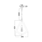 CLA Orbita Polished Nickel Hardware with Stainless Steel Pendant Lights