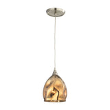 CLA ORDITO Chrome with Glass Pendant lights