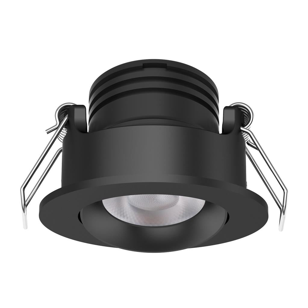 Domus Pico-3 Mini Round 3W Dimmable Led Tiltable Tricolour Downlight