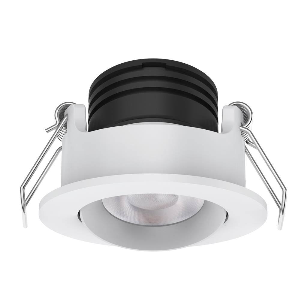 Domus Pico-3 Mini Round 3W Dimmable Led Tiltable Tricolour Downlight