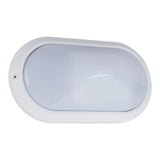 Domus Polyring Oval Small Plain 240V Polycarbonate Wall Light