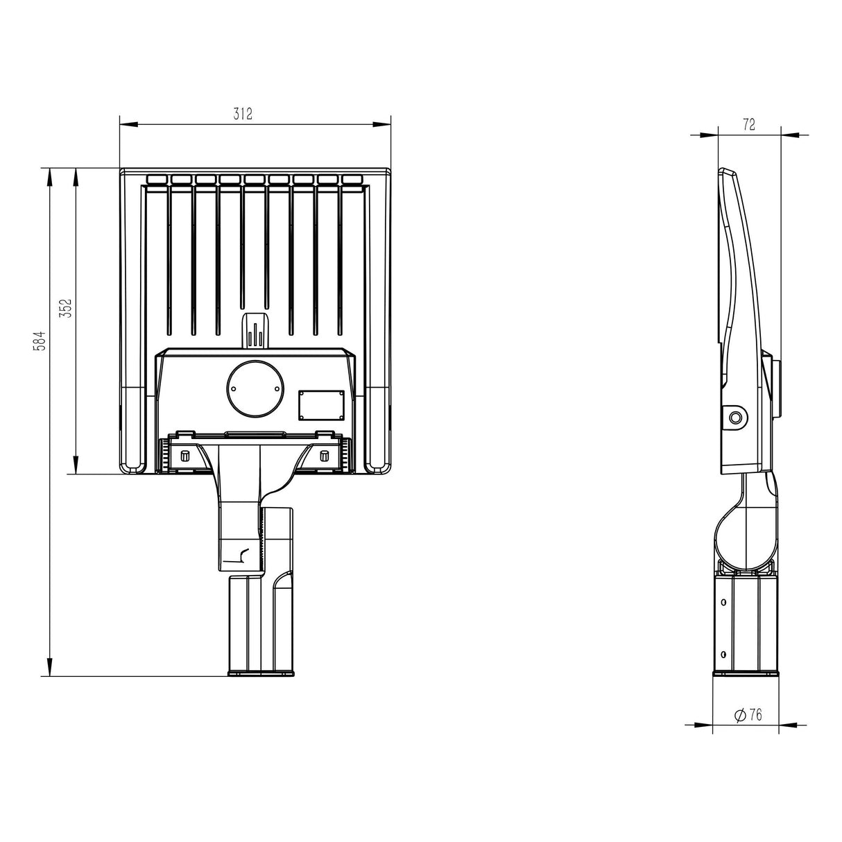 SAL LED FLOOD LIGHT PORT SHP210