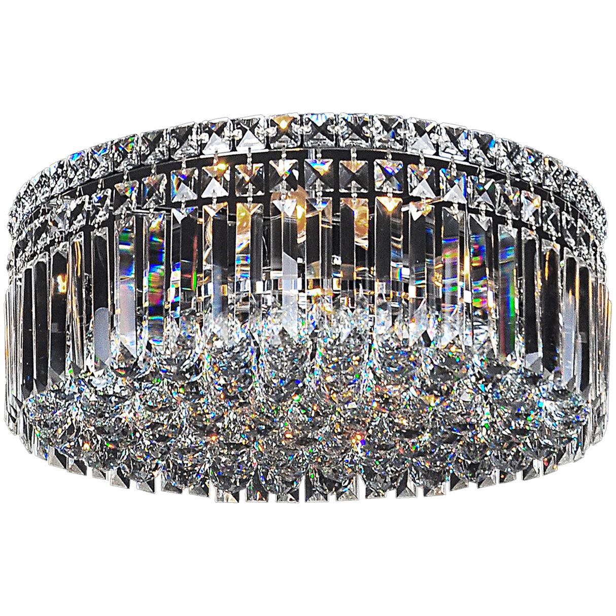 Lighting Inspiration Rotondo Flush 3Lt Small 30Cm Chrome