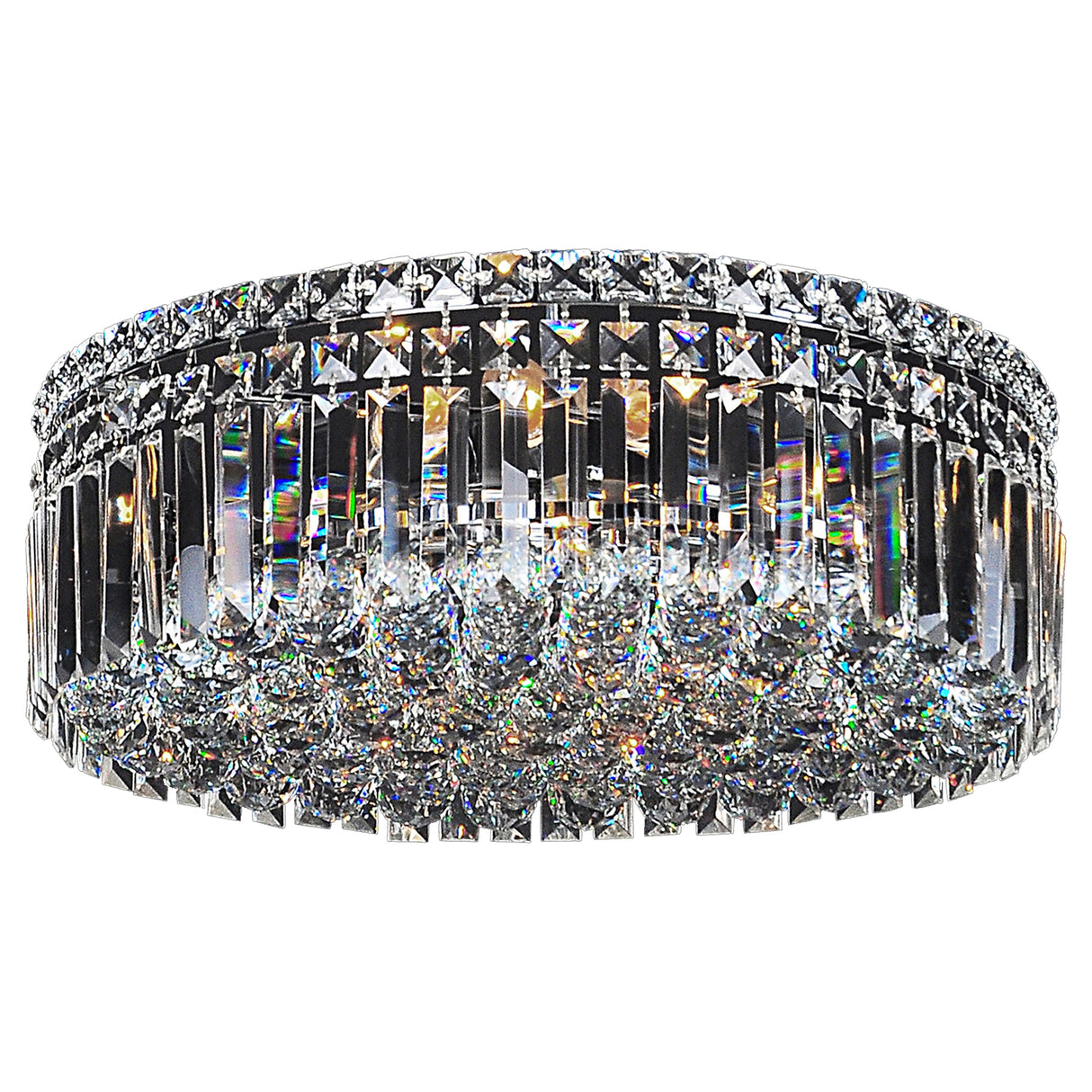 Lighting Inspiration Rotondo Flush 5Lt Medium 40Cm Chrome