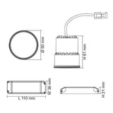 SAL UNIFIT S9053 9W Dimmable LED Module