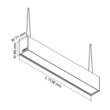 SAL TITAN S9776TC 40/80W LED Connectable Profile