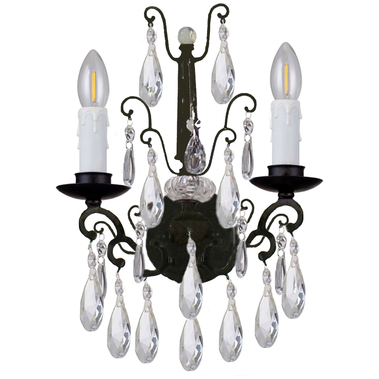 Lighting Inspiration Salzburg 2Lt Wall Bracket Bronze