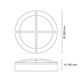 SAL EXTERIOR LED BUNKER COOPER SE7084L 23W