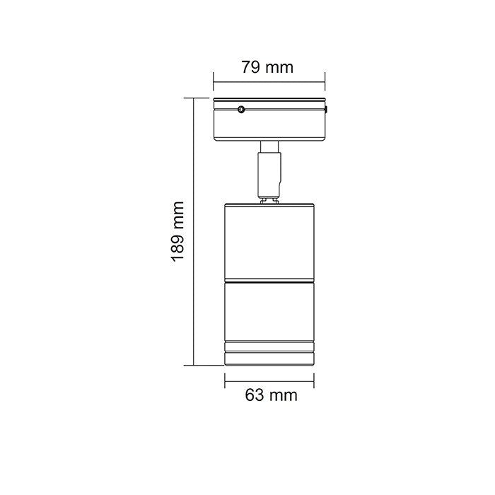 SAL Bondi SE7123TC IP65 LED Adjustable Wall Light