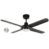 Ventair Spyda 1250mm 4 Blade Ceiling Fan witth Light