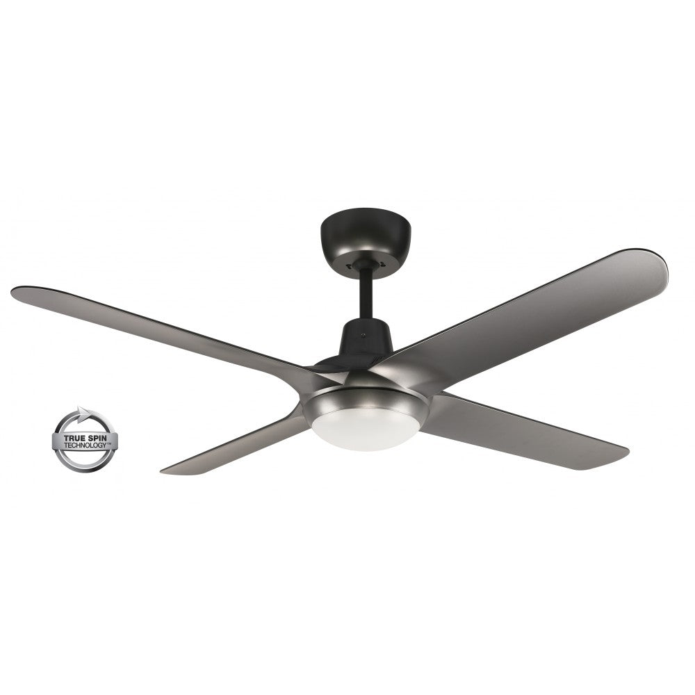 Ventair Spyda 1250mm 4 Blade Ceiling Fan witth Light