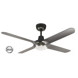 Ventair Spyda 1250mm 4 Blade Ceiling Fan witth Light