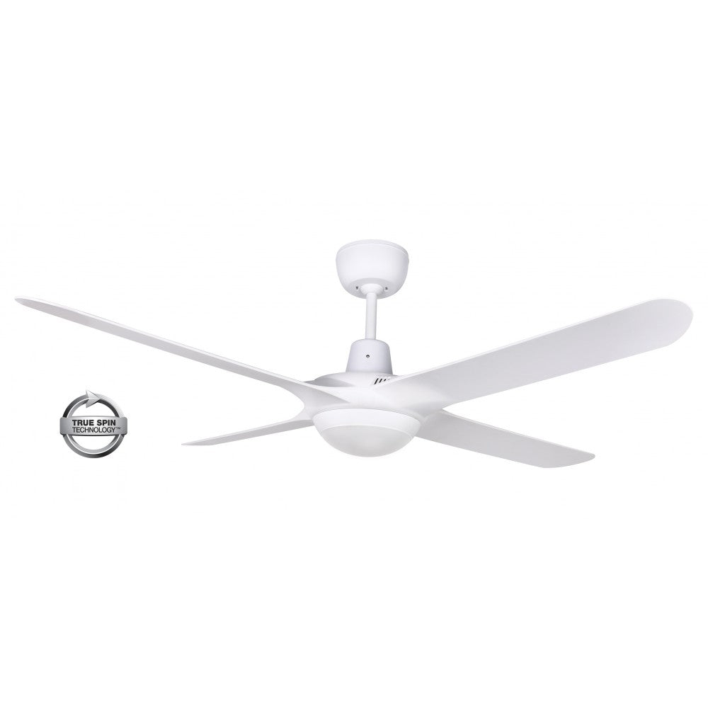 Ventair Spyda 1250mm 4 Blade Ceiling Fan witth Light