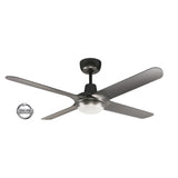 Ventair Spyda 1400mm 4 Blade Ceiling Fan with Light