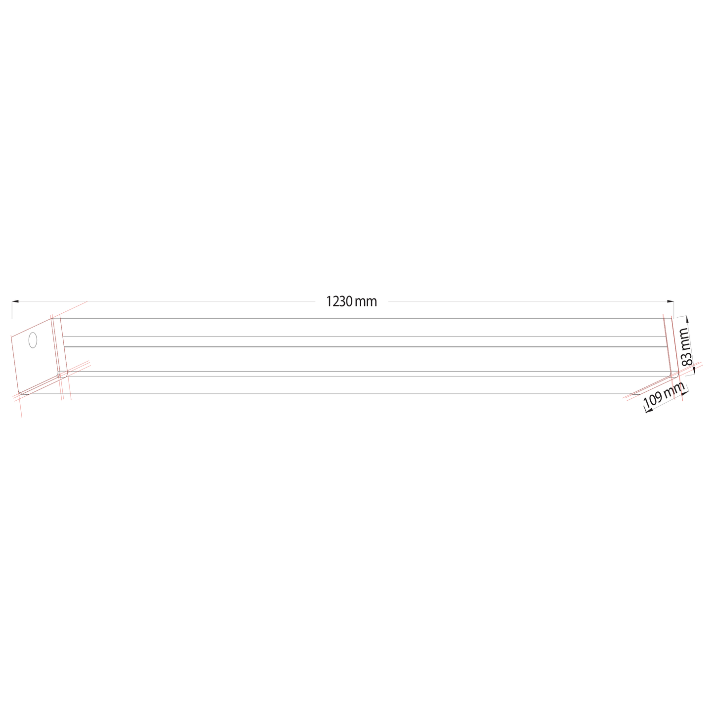 SAL STD25TC 9 36W LED BATTEN ZY Lighting