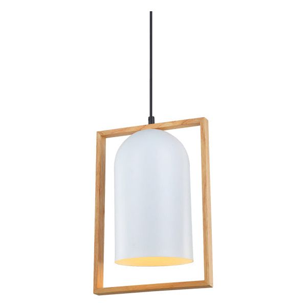 CLA Swing Oblong Wood Frame Pendant light