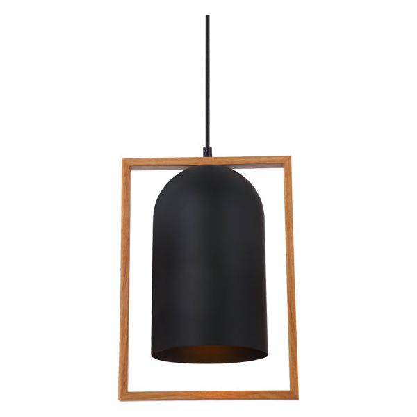 CLA Swing Oblong Wood Frame Pendant light