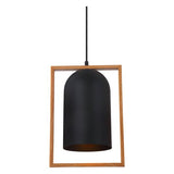 CLA Swing Oblong Wood Frame Pendant light