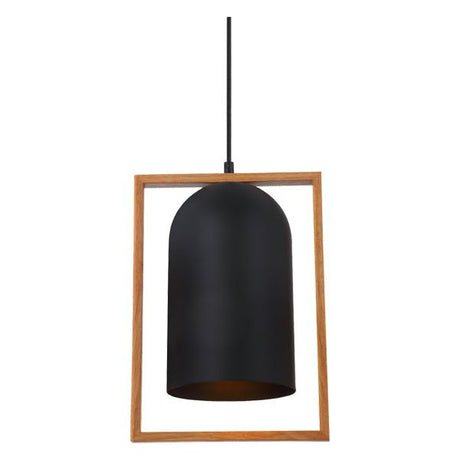 CLA Swing Oblong Wood Frame Pendant light