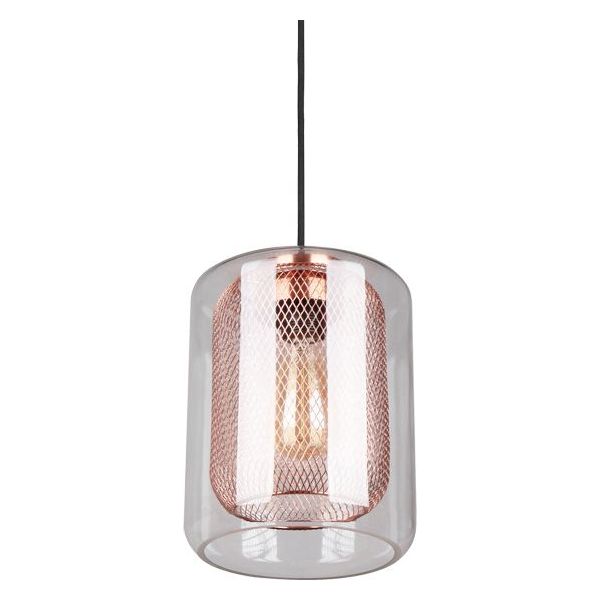 CLA Tono Mesh Internal Clear Glass Oblong Pendant Lights