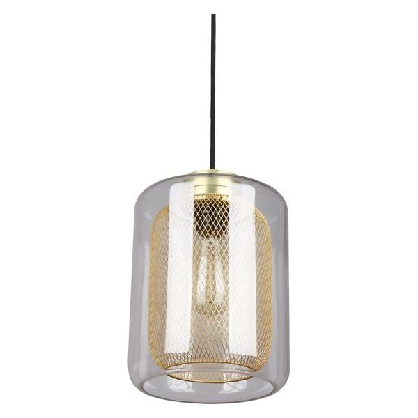 CLA Tono Mesh Internal Clear Glass Oblong Pendant Lights