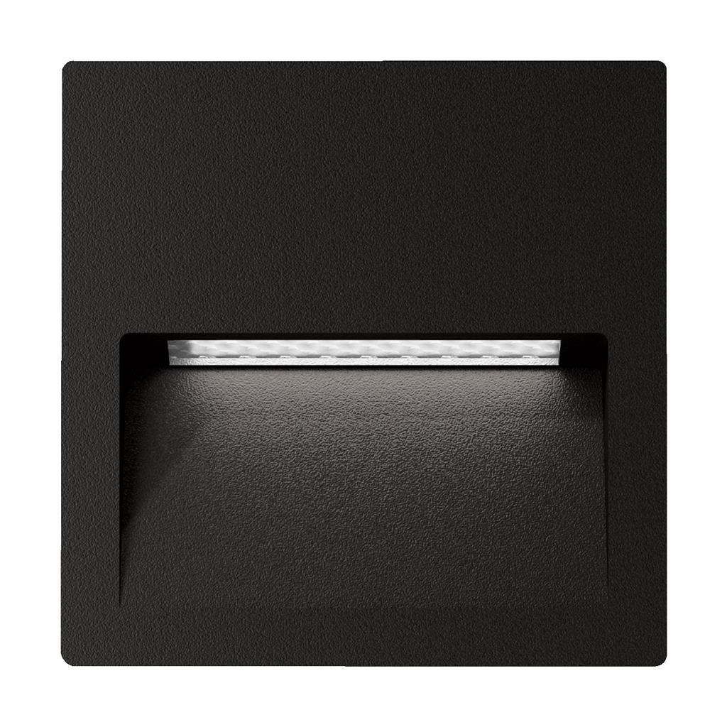 Domus ZAC-4 4W Square Recessed LED Wall Light IP65 240V