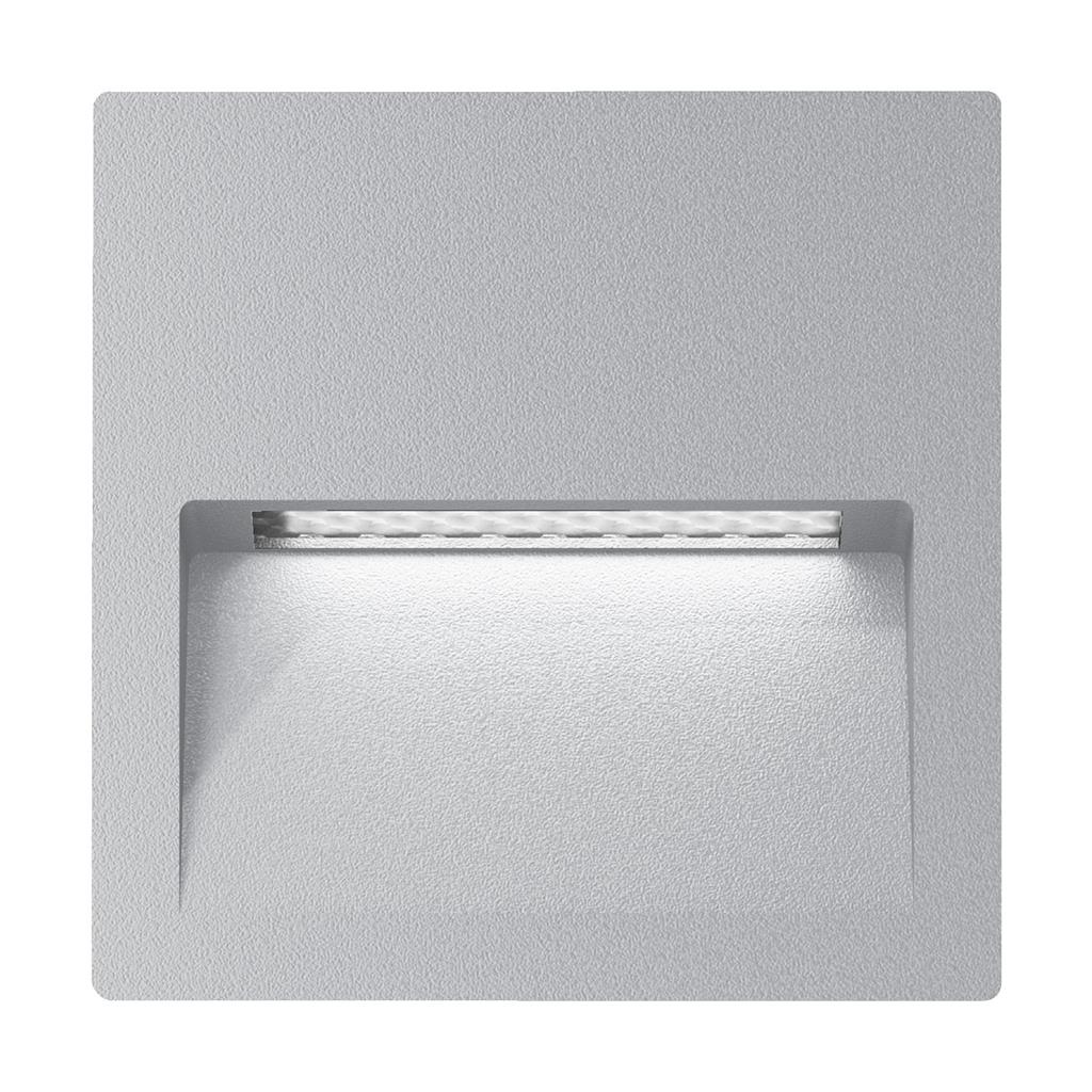 Domus ZAC-4 4W Square Recessed LED Wall Light IP65 240V